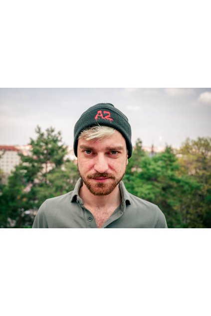 Krev - A2 kulich RIB (black, bio bavlna)