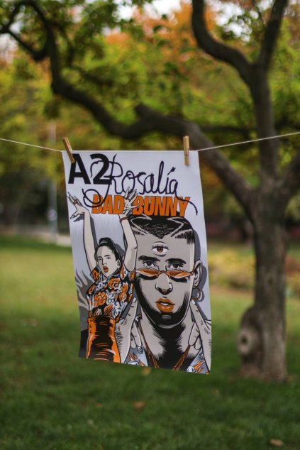 Plakát A2 - Rosalía & Bad Bunny